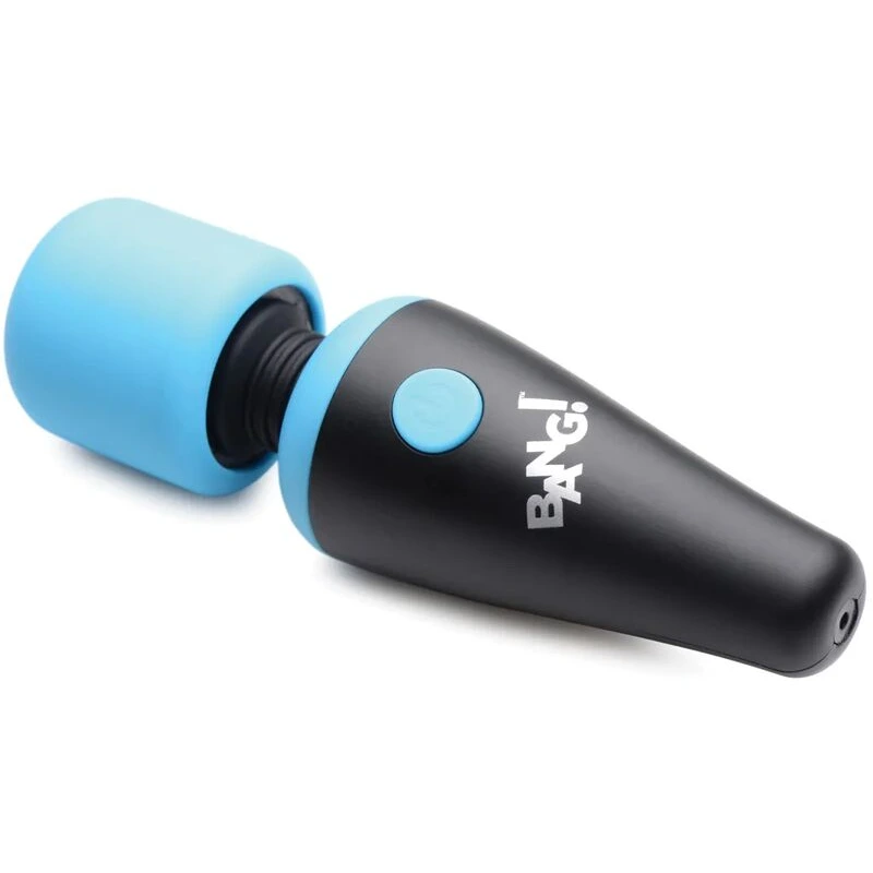 Bang-10X-Vibrating-Mini-Silicone-Wand-Blue