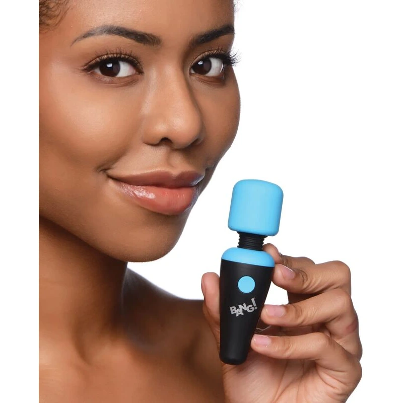 Bang-10X-Vibrating-Mini-Silicone-Wand-Blue