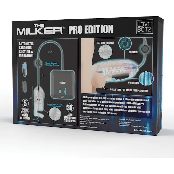 LoveBotz The Milker Pro Edition - Clear