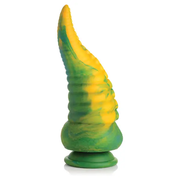 Creature-Cocks-Monstropus-Tentacled-Monster-Silicone-Dildo-Green-Yellow
