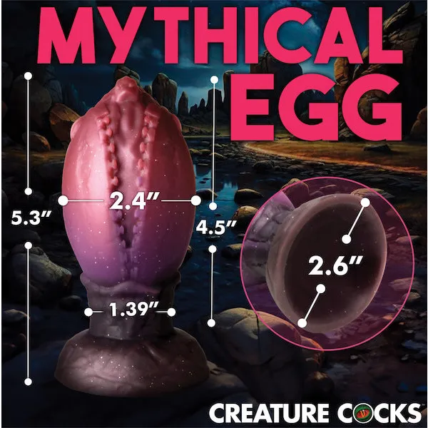 Creature-Cocks-Dragon-Hatch-Silicone-Egg-Large-Multi-Color