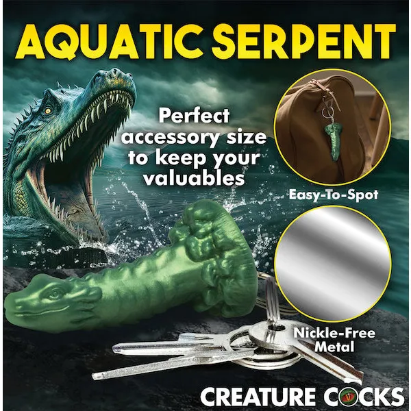 Creature-Cocks-Cockness-Monster-Silicone-Key-Chain-Multi-Color
