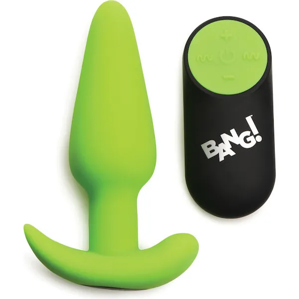 Bang! Glow in the Dark 21X Remote Controlled Butt Plug