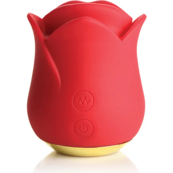 Lickgasm Sweet Kiss Kissing & Vibrating Clitoral Stimulator - Red