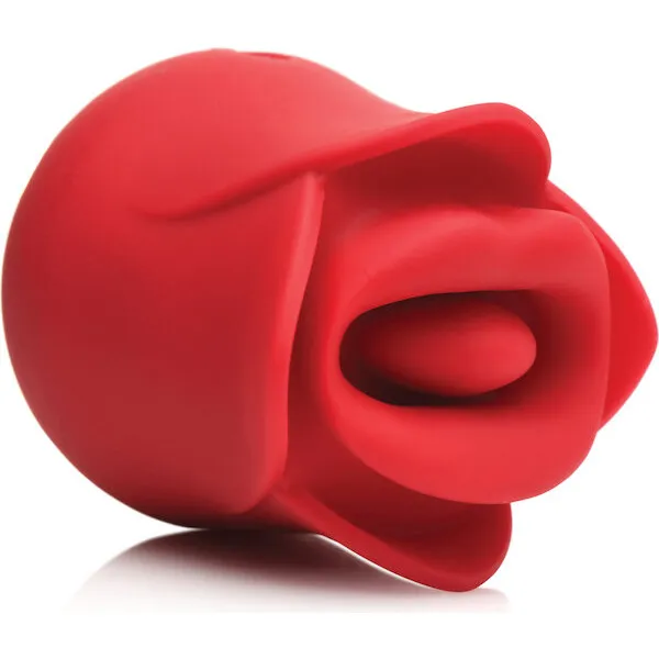 Lickgasm Sweet Kiss Kissing & Vibrating Clitoral Stimulator - Red