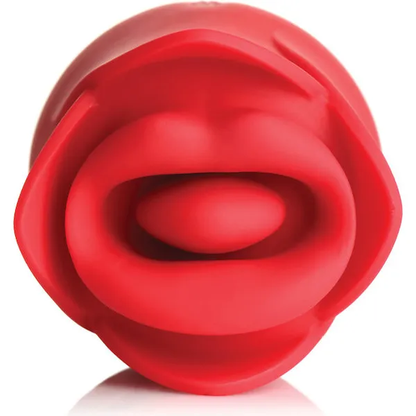 Lickgasm Sweet Kiss Kissing & Vibrating Clitoral Stimulator - Red