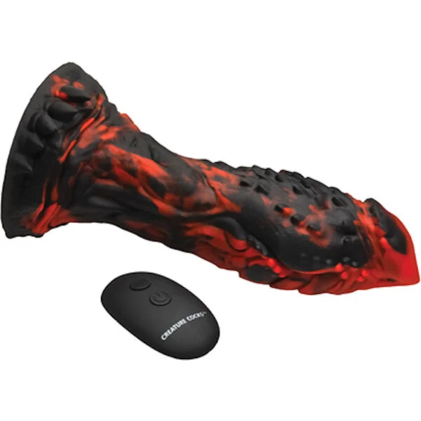 Creature Cocks - Inferno Cock Vibrating Silicone Dildo