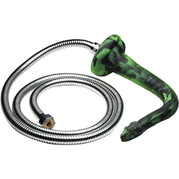 Creature-Cocks-Spitting-Serpent-Silicone-Enema-Snake-Black-Green