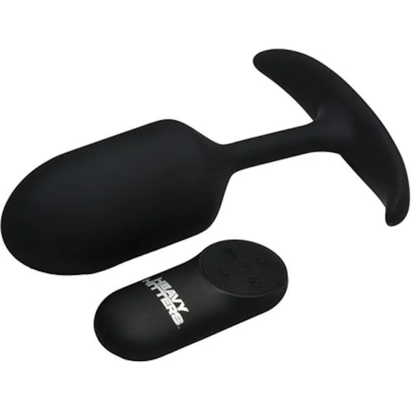 Heavy Hitters - Vibrating Weighted Silicone Anal Plug - Large