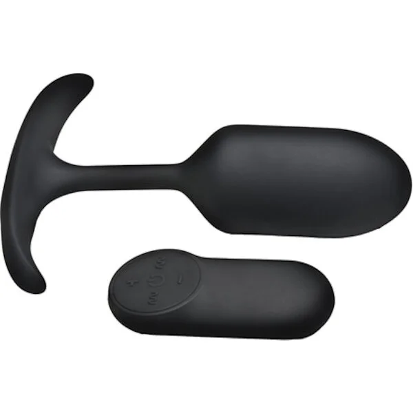 Heavy Hitters - Vibrating Weighted Silicone Anal Plug - Medium