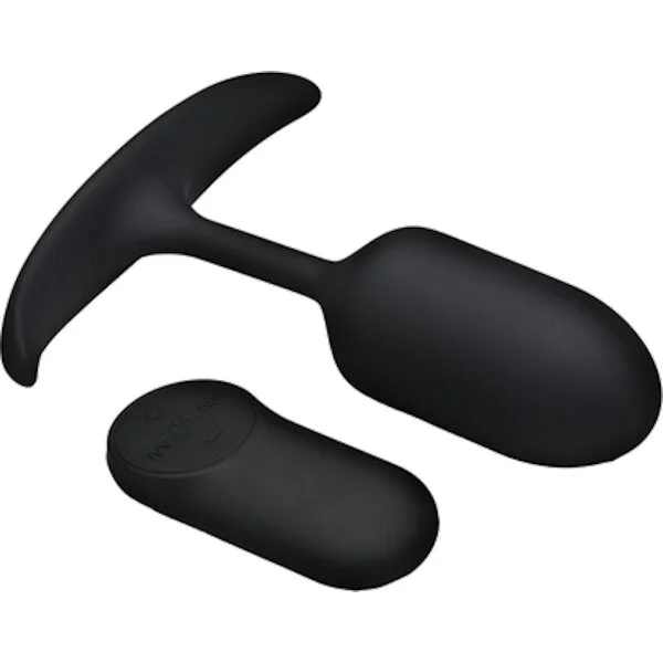 Heavy Hitters - Vibrating Weighted Silicone Anal Plug - Medium