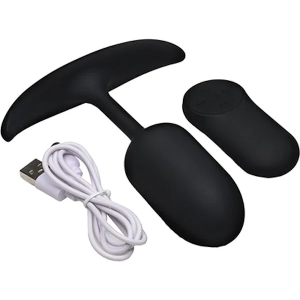 Heavy Hitters - Vibrating Weighted Silicone Anal Plug - Medium