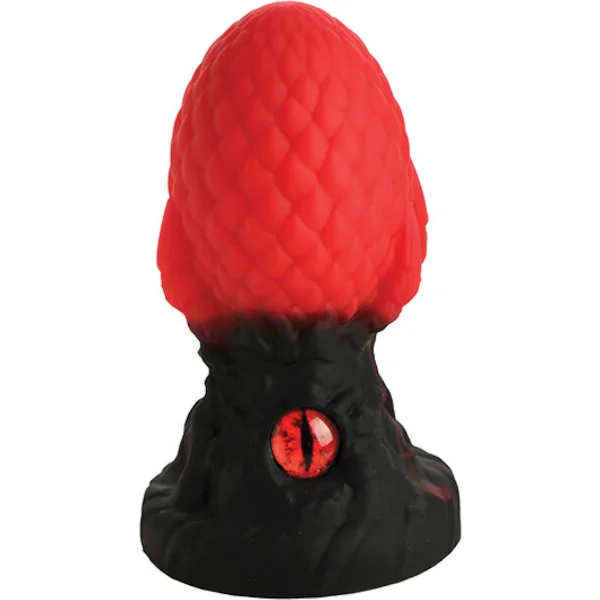 Creature-Cocks-Eye-of-the-Dragon-Silicone-Butt-Plug-Red