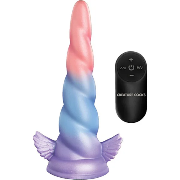 Creature Cocks - Deluxe Dream Rider Vibrating Unicorn Silicone Dildo