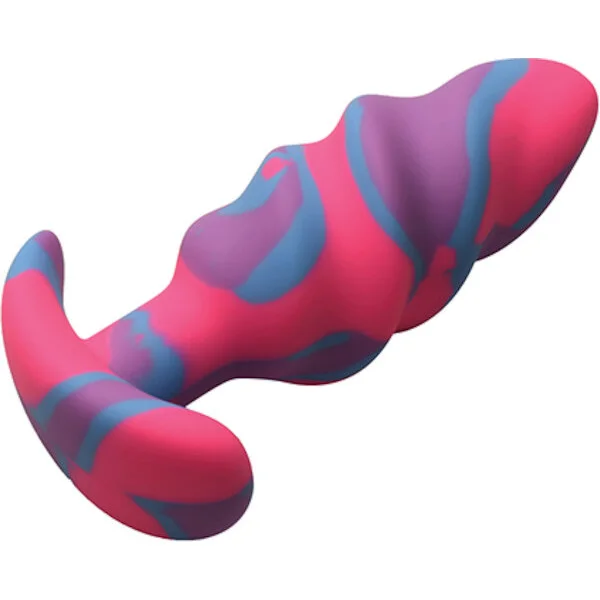 Creature-Cocks-Unicorn-Swirl-Silicone-Butt-Plug-Medium
