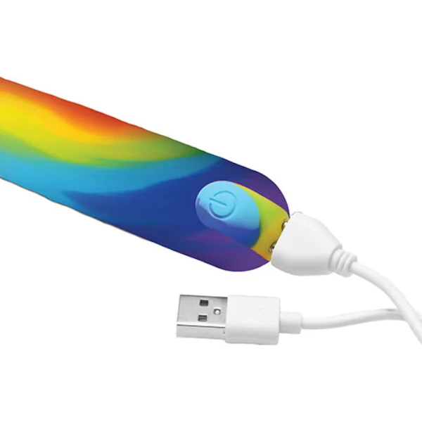 Bang! Rainbow Silicone Vibrator
