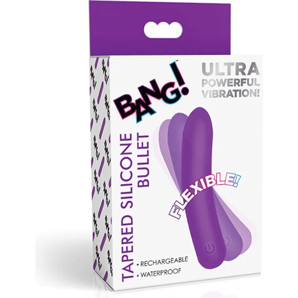 Bang-Tapered-Flexible-Silicone-Bullet-Purple