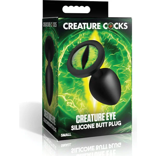 Creature-Eye-Green-Eye-Silicone-Butt-Plug-Small