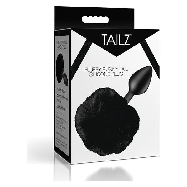 Tailz-Fluffy-Bunny-Tail-Silicone-Plug-Black