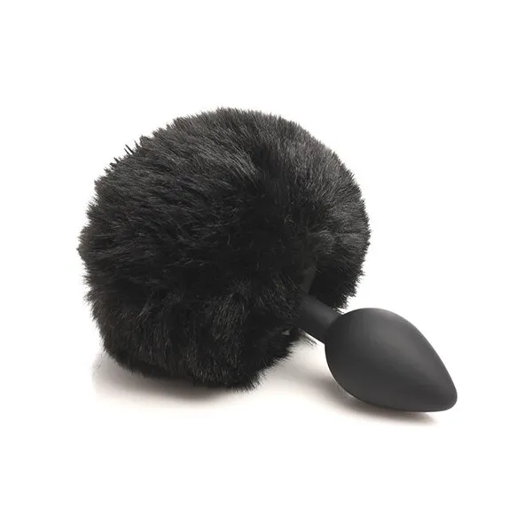 Tailz-Fluffy-Bunny-Tail-Silicone-Plug-Black