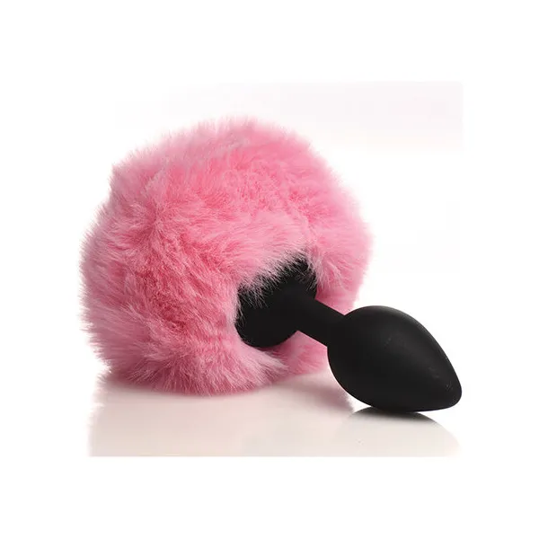 Tailz-Fluffy-Bunny-Tail-Silicone-Plug-Pink