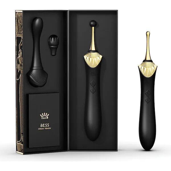 ZALO Bess Clitoral Vibrator - Obsidian Black