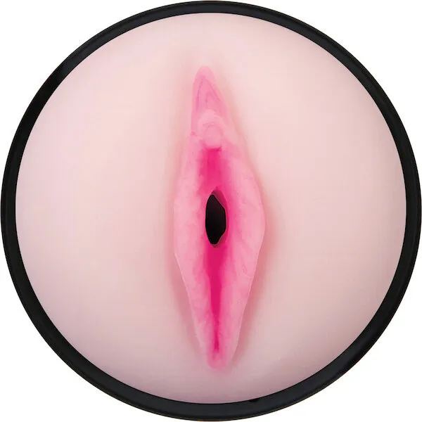 Zero Tolerance Shell Shock Rechargeable Vibrating Stroker - Black/Flesh