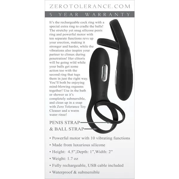 Zero Tolerance Rechargeable Torpedo - Black