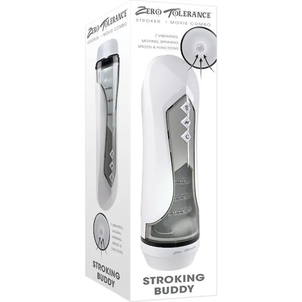 Zero Tolerance Stroking Buddy - White