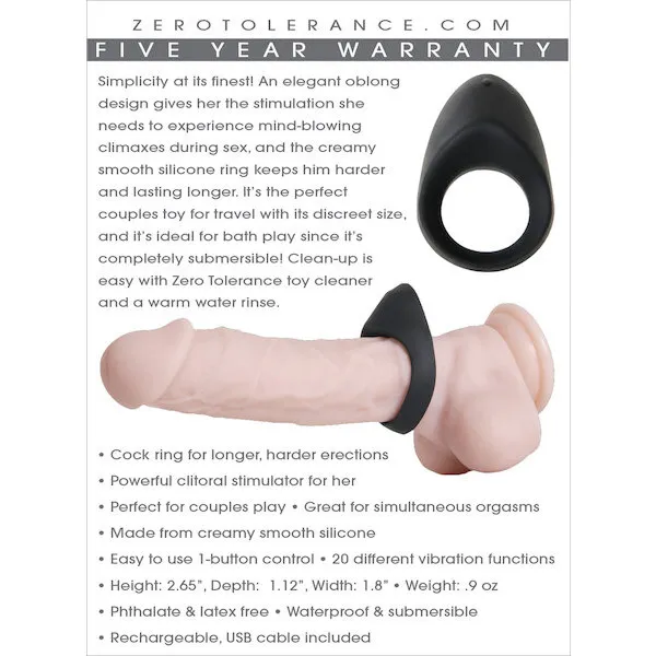 Zero-Tolerance-Night-Rider-Cock-Ring-Black