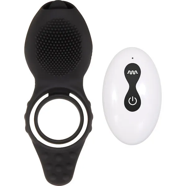 Zero Tolerance Mr. Flicker Vibrating Cock Ring - Black